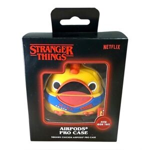 Stranger Things AirPods Pro Case Squawk Duck Chicken Fits Gen 1 & 2